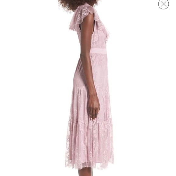 Beautiful purple midi lace WAYF dress💜 - Picture 4 of 7